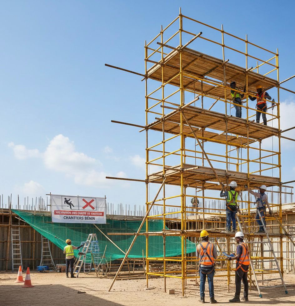 La prévention des chutes de hauteur sur les chantiers au Bénin